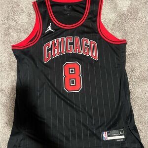 Jordan Chicago Jersey - Black and Red